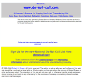 Tablet Screenshot of do-not-call.com